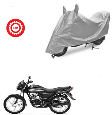 Feel heaven Two Wheeler Cover for Honda(CD, Silver)