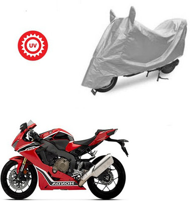 THE REAL ARV Waterproof Two Wheeler Cover for Honda(CBR 1000RR, Silver)