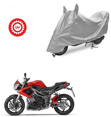 Atulit enterprises Two Wheeler Cover for DSK Benelli(TNT R, Silver)