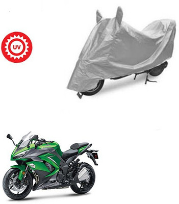 HYBRIDS COLLECTION Waterproof Two Wheeler Cover for Kawasaki(Ninja 1000, Silver)