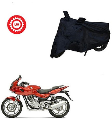 Atulit enterprises Two Wheeler Cover for Bajaj(Pulsar 220 DTS-i, Black)