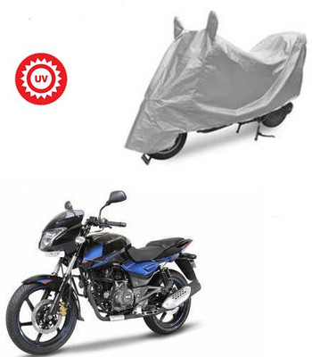 Atulit enterprises Two Wheeler Cover for Bajaj(Pulsar 150 DTS-i, Silver)