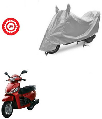 Atulit enterprises Two Wheeler Cover for Mahindra(Gusto, Silver)