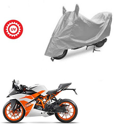 Atulit enterprises Two Wheeler Cover for KTM(Duke 200, Silver)