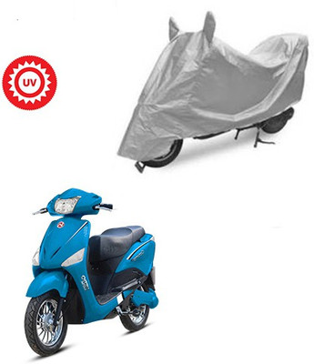 Atulit enterprises Two Wheeler Cover for Hero(Electric Optima, Silver)