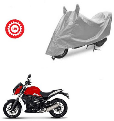 THE REAL ARV Waterproof Two Wheeler Cover for Mahindra(Mojo, Silver)