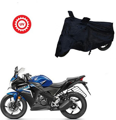 Atulit enterprises Two Wheeler Cover for Honda(CBR 150R, Black)