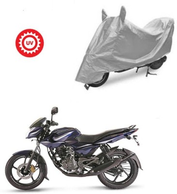 Atulit enterprises Two Wheeler Cover for Bajaj(Pulsar 135 LS DTS-i, Silver)