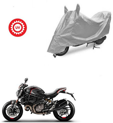 Atulit enterprises Two Wheeler Cover for Ducati(Monster 82, Silver)