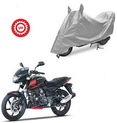 HYBRIDS COLLECTION Waterproof Two Wheeler Cover for Bajaj(Pulsar 180 DTS-i, Silver)