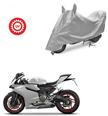 Atulit enterprises Two Wheeler Cover for Ducati(899 Panigale, Silver)