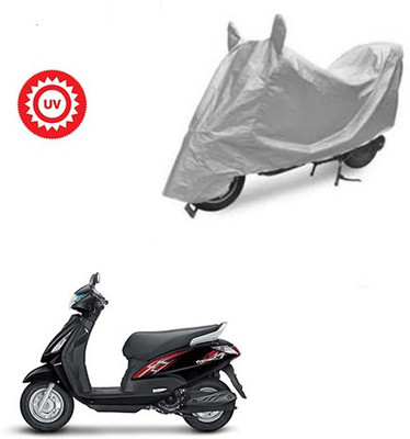 Atulit enterprises Two Wheeler Cover for Suzuki(Swish, Silver)