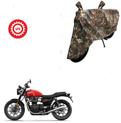 RPSENTTERPR Waterproof Two Wheeler Cover for Triumph(Twin spark, Multicolor)
