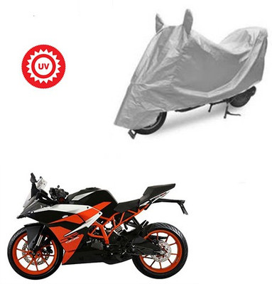 Atulit enterprises Two Wheeler Cover for KTM(RC 200, Silver)