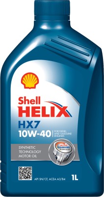 Shell Helix HX7 API SN Synthetic Blend Engine Oil(1 L, Pack of 1)