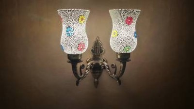 Handicraft Kottage Uplight Wall Lamp Without Bulb