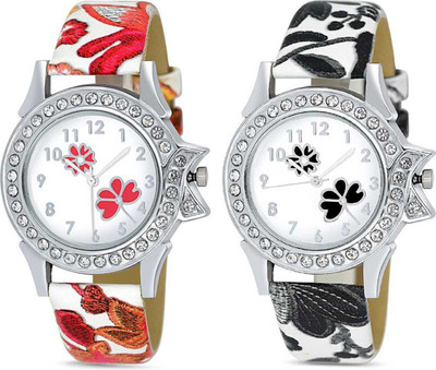 BRAIN WATCH NEW FLOWER MATRIX TWO SET WOMEN WATCH Analog Watch -...