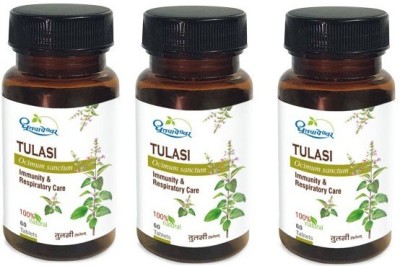 Dhootpapeshwar TULASI IMMUNITY & RESPIRATORY CARE ( 60 TAB ) PACK OE 3(Pack of 3)