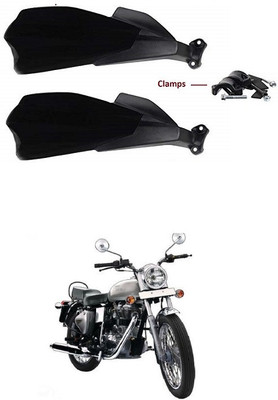 PECUNIA Hand Palm Protector Wind Deflector Unbreakable Handguard A26 Handlebar Hand Guard(Royal Enfield)