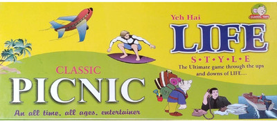 JMD Creation Picnic Life Party & fun Board Game for kids Party & Fun Board Game