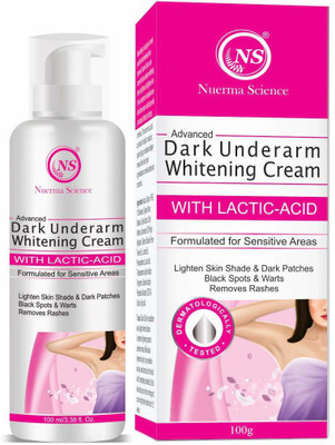 Nuerma Science Underarm Cream Dark Underarm Whitening Cream with Lactic Acid(100 ml)