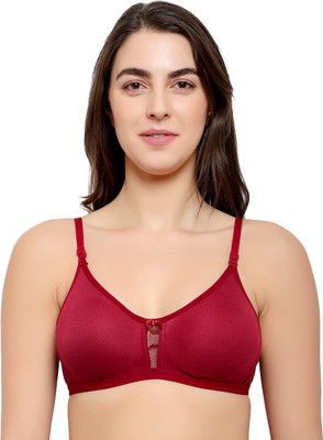 Tace Women Full Coverage Non Padded Bra(Maroon)