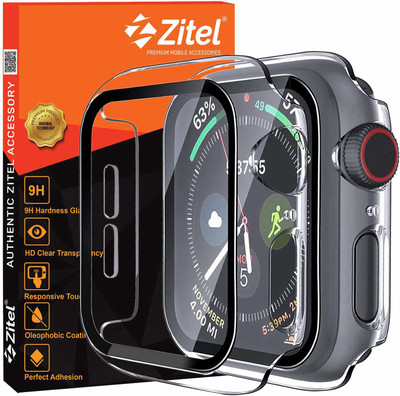 ZITEL Edge To Edge Tempered Glass for Apple Watch 40mm Series 6, SE Series, Series 5,Series 4(Pack of 1)
