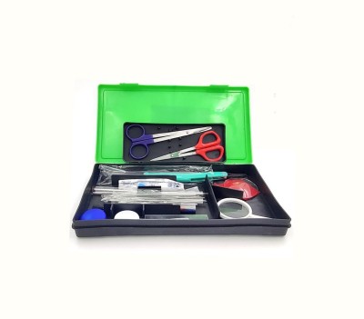 CRAFTWAFT BIOLOGY BOX DISSECTION BOX SET WITH ALL INSTRUMENTS Geometry Box(Green)