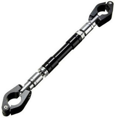 AutoGnix universal Adjustable Motorcycle Handlebar Cross Bar For Universal Bike Handle Bar(Black)