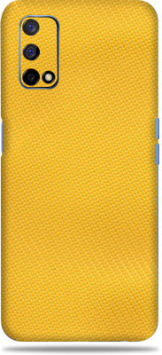 OggyBaba Realme Narzo 30 Pro, Realme Narzo 30pro Mobile Skin(( 3D Lemon Yellow Carbon Fibre ))