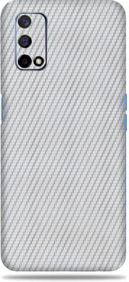 OggyBaba Realme Narzo 30 Pro, Realme Narzo 30pro Mobile Skin(( 3D Silver Carbon Fibre ))