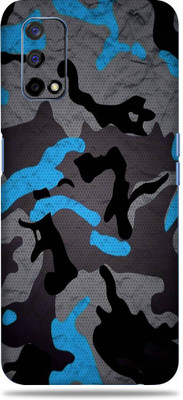 OggyBaba Realme Narzo 30 Pro, Realme Narzo 30pro Mobile Skin(( Military Blue Camouflage With Matte Finish ))