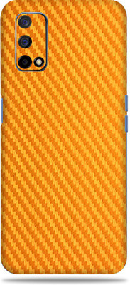 OggyBaba Realme Narzo 30 Pro, Realme Narzo 30pro Mobile Skin(( 3D Golden Carbon Fibre ))
