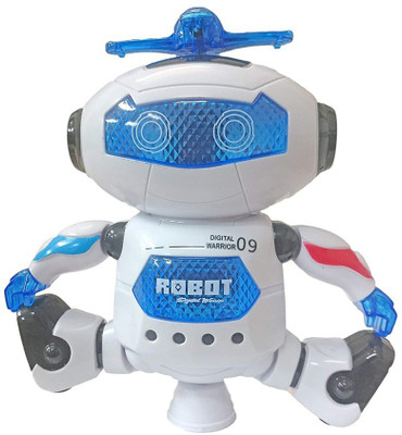 Zooglu Electric Smart Space Walking Dancing Robot with Music & 3D Lights & 360 Rotation(Multicolor)