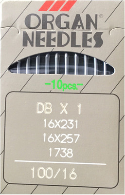 ORGAN sewing machine needle universal no 16 (pack of 20 needles) Machine Sewing Needle(Universal Needle 16 Pack of 20)