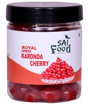 SAI Food Premium Quality Organic Royal Candied Karonda Cherry Fruit Murabba with Almond 250gm We Serve Natural Flavors Dry Fruit Murabba(250 g)