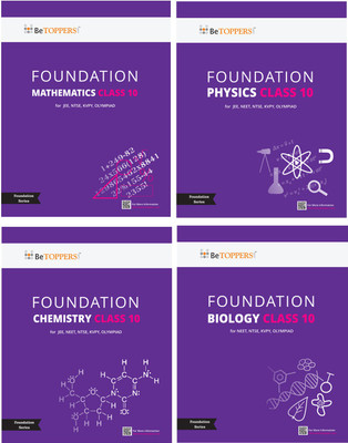 IIT / Olympiad Foundation Series – Class 10 (4 Books Inside!) Mathematics, Physics, Chemistry And Biology; With Key & Solutions CD-ROM(Paperback, Team USN Edutech)