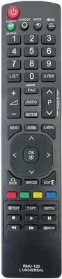 BhalTech RMU-125 AKB72914204 AKB33871407 MKJ30036801 6710900011W 6710V00109B LCD LED TV Compatible for  LED LCD LG Remote Controller(Black)
