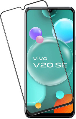 GDBUY Edge To Edge Tempered Glass for Vivo V20 SE(Pack of 1)