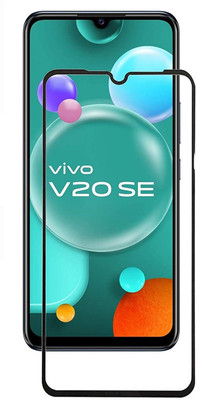 GDBUY Edge To Edge Tempered Glass for Vivo V20 SE(Pack of 1)