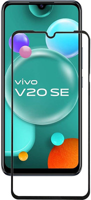 GDBUY Edge To Edge Tempered Glass for Vivo V20 SE(Pack of 1)
