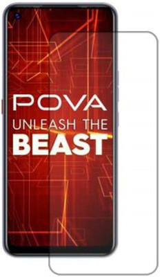 GDBUY Tempered Glass Guard for Tecno Pova(Pack of 1)