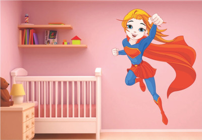 BALKRISHNA WALL STICKER 82 cm SUPER HERO Self Adhesive Sticker(Pack of 1)