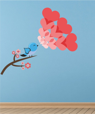 BALKRISHNA WALL STICKER 45 cm HD BRIDS CARTOON Self Adhesive Sticker(Pack of 1)