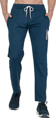 Leebonee Solid, Printed Men Blue Track Pants