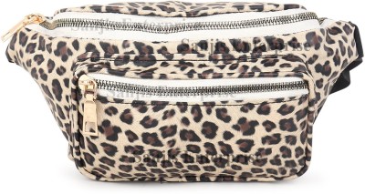 sanjis Unisex Men|Women Outdoor Summer Sports Lightweight Leopard Print Trendy Waist Bag Waist Bag Outdoor Summer Sports Lightweight Waist Bag, Cross Body Bag, Chest Bum Belt Bag (Multicolour) Waist Bag(Brown)