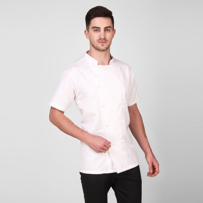 Kodenipr Club Blended Chef's Apron - Medium(White, Single Piece)