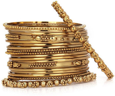 ZENEME Alloy Cubic Zirconia Bangle Set