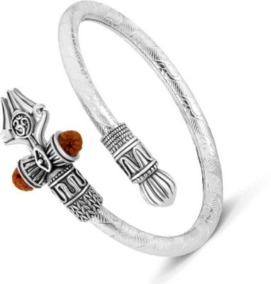 kalbherav Alloy Silver Coated Kada