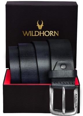 WILDHORN Men Party, Formal, Casual Blue Genuine Leather Belt